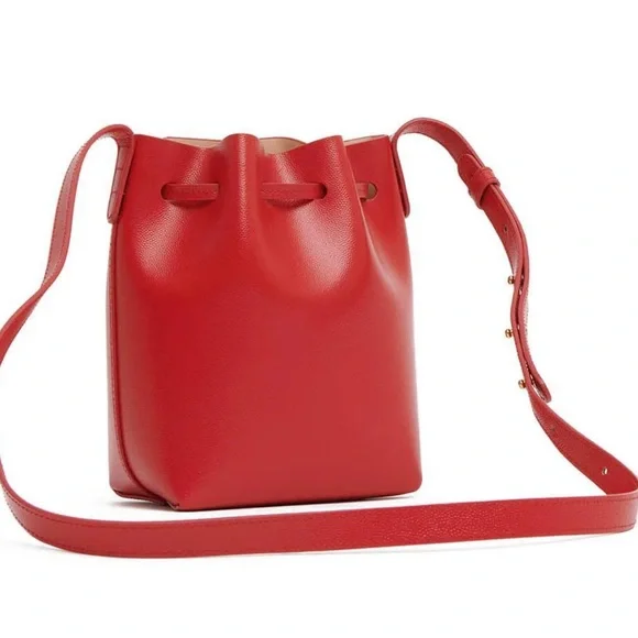 Mansur Gavriel Cherry Red Crossbody Bag - Picture 3 of 11